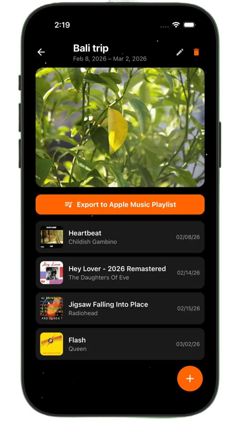 Export a Music Memory collection back to Apple Music as a real playlist